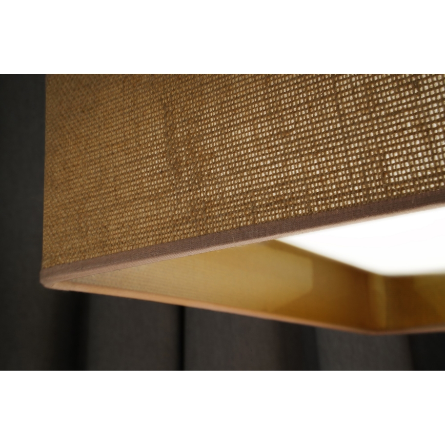 Brilagi - Dimmelhető mennyezeti LED lámpatest VELVET SQUARE SMART LED/36W/230V 60x60 cm 2700-6500K Wi-Fi Tuya + távirányító barna