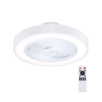 Brilagi - LED Dimmelhető mennyezeti lámpa ventilátorral LED/30W/230V 3000-6500K átm. 50 cm fehér + távirányító
