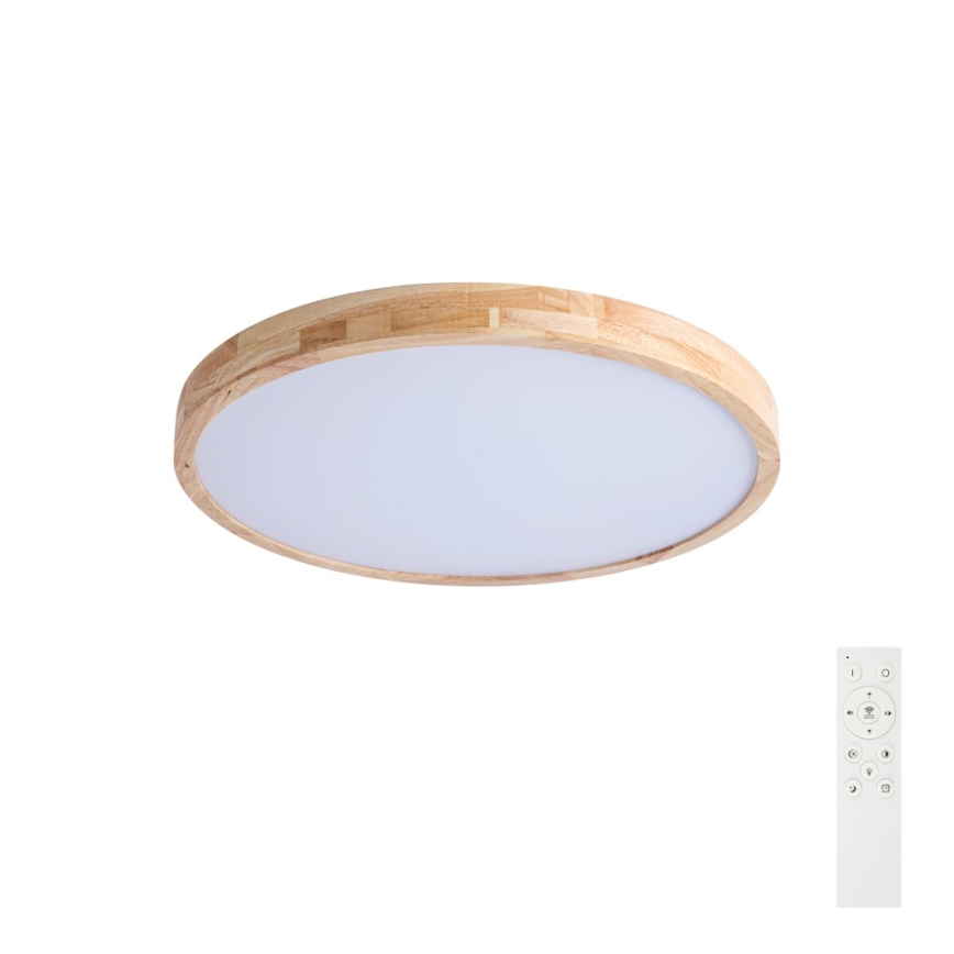 Brilagi - fényerőszabályozható mennyezeti lámpatest WOODLINE LED/72W/230V 3000-6000K tölgy átm. 60 cm + távirányító