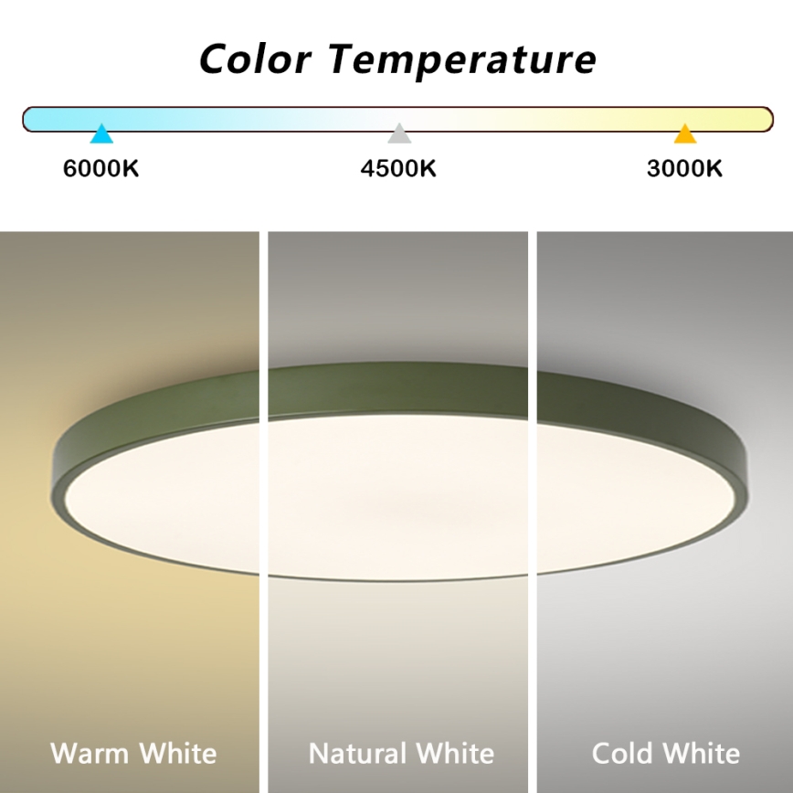 Brilagi - Dimmelhető POOL SMART LED/100W/230V átm. 80 cm 3000-6000K Wi-Fi Tuya + távirányító zöld