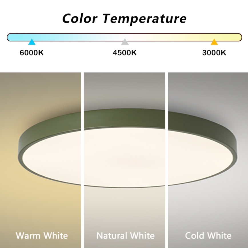 Brilagi - LED dimmelhető medencelámpa POOL SMART LED/128W/230V Ø 100 cm 3000-6000K Wi-Fi Tuya + távirányító zöld