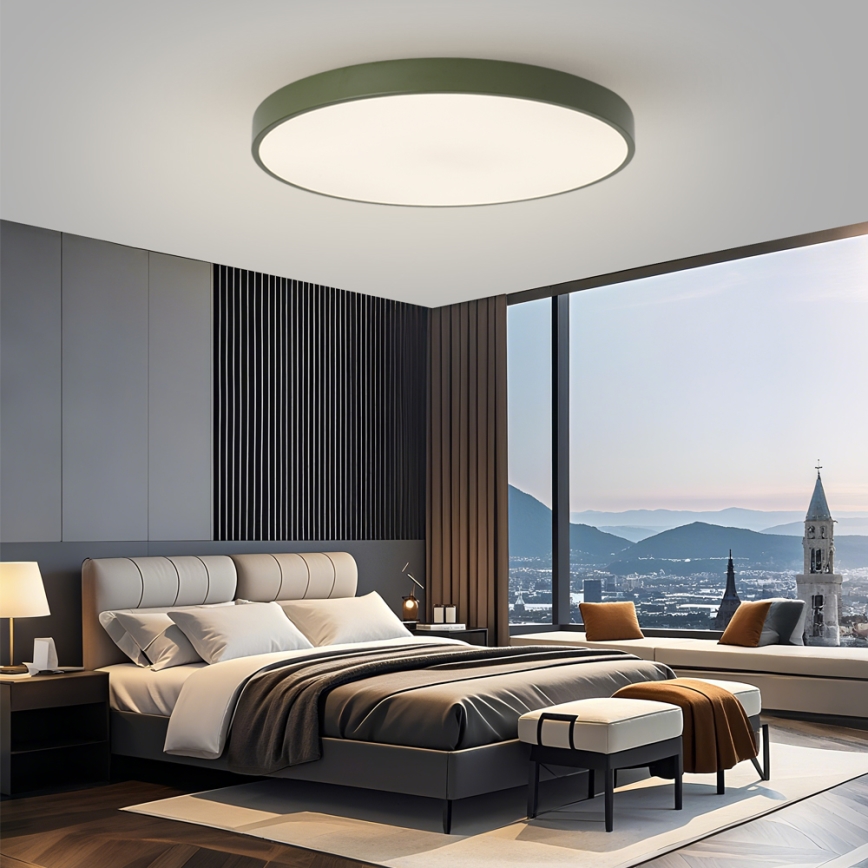 Brilagi - LED dimmelhető medencelámpa POOL SMART LED/128W/230V Ø 100 cm 3000-6000K Wi-Fi Tuya + távirányító zöld
