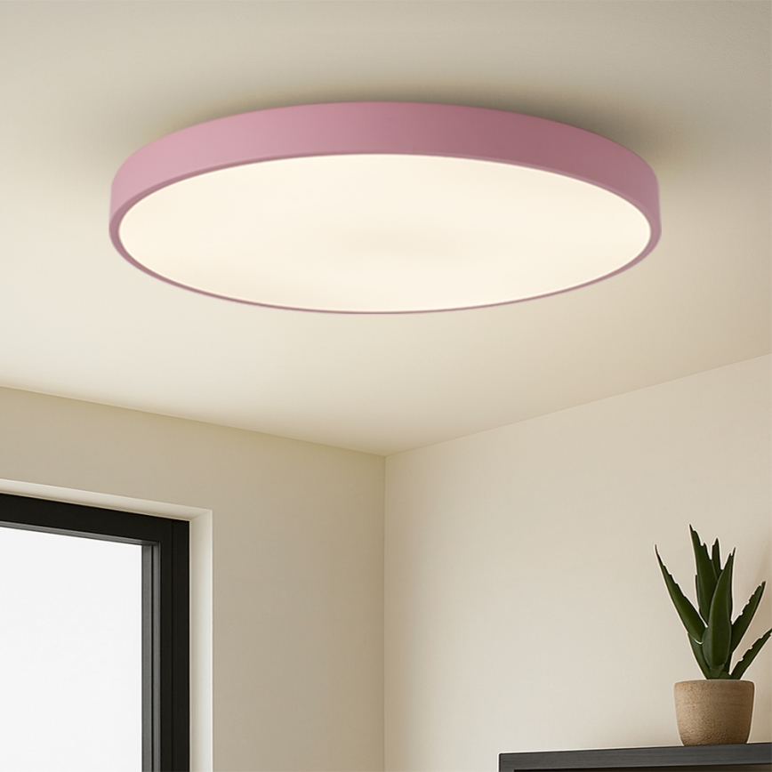 Brilagi - LED dimmelhető medencelámpa POOL SMART LED/128W/230V átm. 100 cm 3000-6000K Wi-Fi Tuya + távirányító rózsaszín