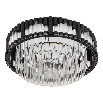Brilagi - LED dimmelhető mennyezeti lámpa CROWN LED/41W/230V 3000-6000K átm. 48 cm fekete + távirányító