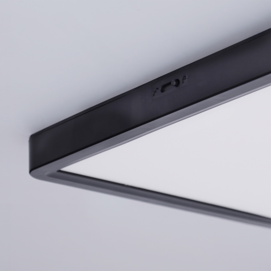 Brilagi - ESTELA SQUARE dimmelhető LED mennyezeti lámpatest/36W/230V 3000-6500K 31x31 cm fekete + távirányító