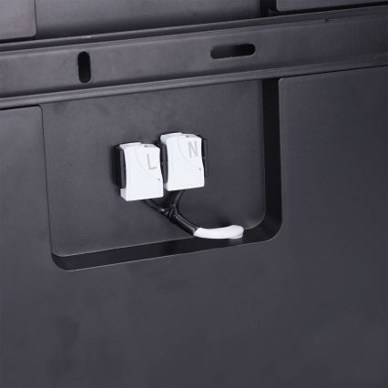 Brilagi - ESTELA SQUARE dimmelhető LED mennyezeti lámpatest/36W/230V 3000-6500K 31x31 cm fekete + távirányító