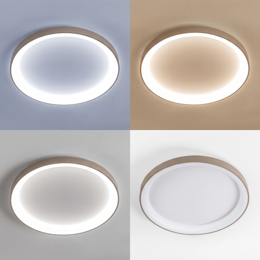 BRILAGI - LED dimmelhető mennyezeti lámpatest FALCON II LED/108W/230V 3000-6500K Ø 80 cm fehér/bézs + távirányító