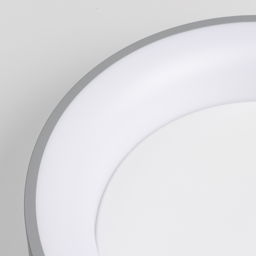 Brilagi - LED Dimmelhető mennyezeti lámpa FALCON LED/80W/230V 3000-6500K szürke + távirányító