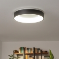 Brilagi - LED dimmelhető mennyezeti lámpa FALCON LED/80W/230V 3000-6500K Ø 60 cm fekete + távirányító