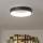 Brilagi - LED dimmelhető mennyezeti lámpa FALCON LED/80W/230V 3000-6500K Ø 60 cm fekete + távirányító