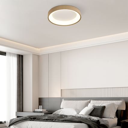 Brilagi - LED dimmelhető mennyezeti lámpatest FALCON MODERN LED/54W/230V 3000-6500K 60 cm bézs + távirányítóval