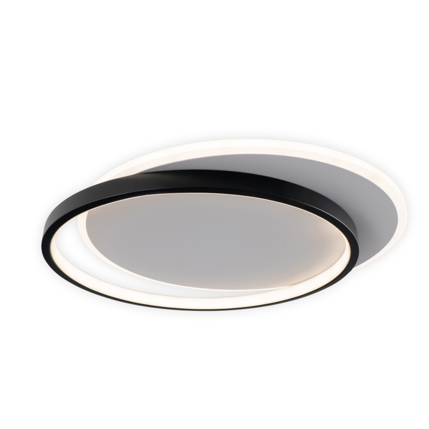 Brilagi - Dimmelhető LED mennyezeti lámpatest FLARE LED/48W/230V 3000-6000K 39,5x45 cm fehér/fekete + távirányító