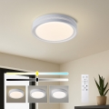 Brilagi - LED dimmelhető mennyezeti lámpa KREON LED/54W/230V 3000-6000K fehér átm. 38 cm + távirányítóval