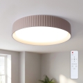 Brilagi - LED dimmelhető mennyezeti lámpa LUCIA LED/48W/230V 3000-6500K átm. 41 cm taupe + távirányítóval