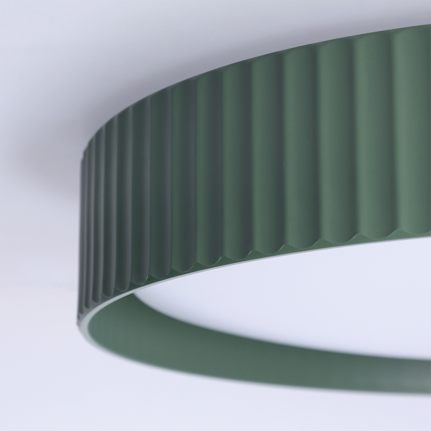 Brilagi - Dimmelhető LED mennyezeti lámpatest LUCIA LED/48W/230V 3000-6500K átm. 41 cm zöld + távirányító