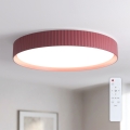 Brilagi - LED dimmelhető mennyezeti lámpa LUCIA LED/60W/230V 3000-6500K átm. 59 cm piros + távirányító