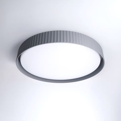 Brilagi - Fényerőszabályozható LED mennyezeti lámpa LUCIA LED/60W/230V 3000-6500K átm. 59 cm szürke + távirányító