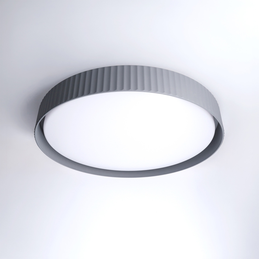 Brilagi - Fényerőszabályozható LED mennyezeti lámpa LUCIA LED/60W/230V 3000-6500K átm. 59 cm szürke + távirányító