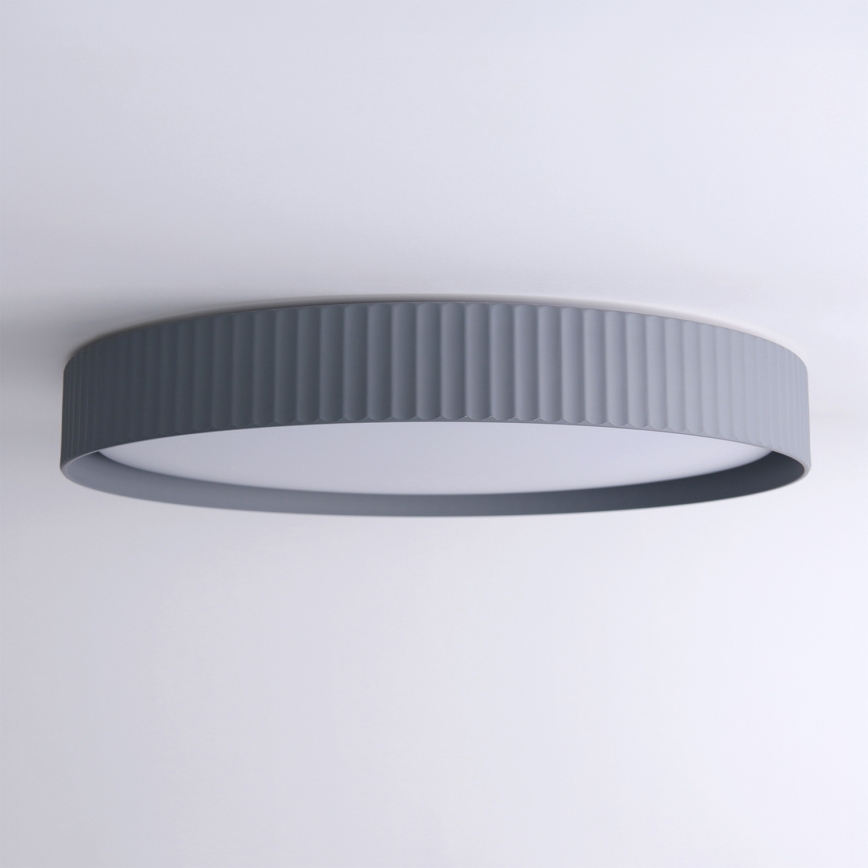Brilagi - Fényerőszabályozható LED mennyezeti lámpa LUCIA LED/60W/230V 3000-6500K átm. 59 cm szürke + távirányító