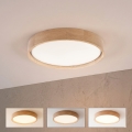 BRILAGI - LED dimmelhető mennyezeti lámpa MANAROLA SMART LED/24W/230V 3000-6000K Wi-Fi Tuya Beacon átm. 41 cm tölgy + távirányító