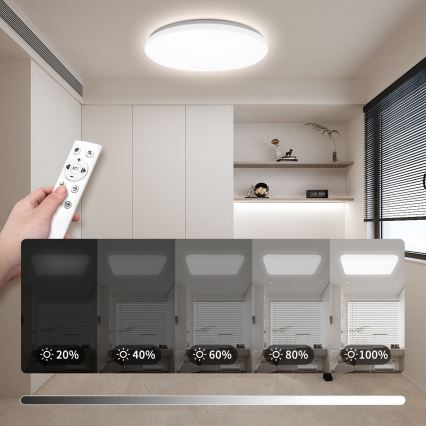 Brilagi - Dimmelhető LED mennyezeti lámpa MILKY WAY LED/36W/230V 3000–6500K Ø 48 cm + távirányító