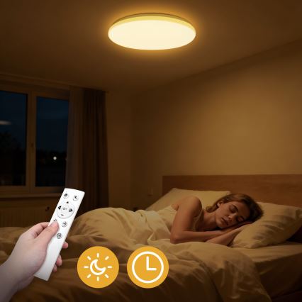 Brilagi - Dimmelhető LED mennyezeti lámpa MILKY WAY LED/36W/230V 3000–6500K Ø 48 cm + távirányító