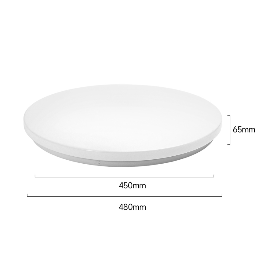 Brilagi - Dimmelhető LED mennyezeti lámpa MILKY WAY LED/36W/230V 3000–6500K Ø 48 cm + távirányító