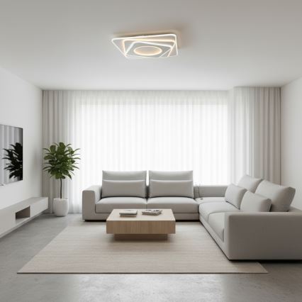 Brilagi - LED dimmelhető mennyezeti lámpa MODERN LED/100W/230V 3000-6000K 48x48 cm + távirányító