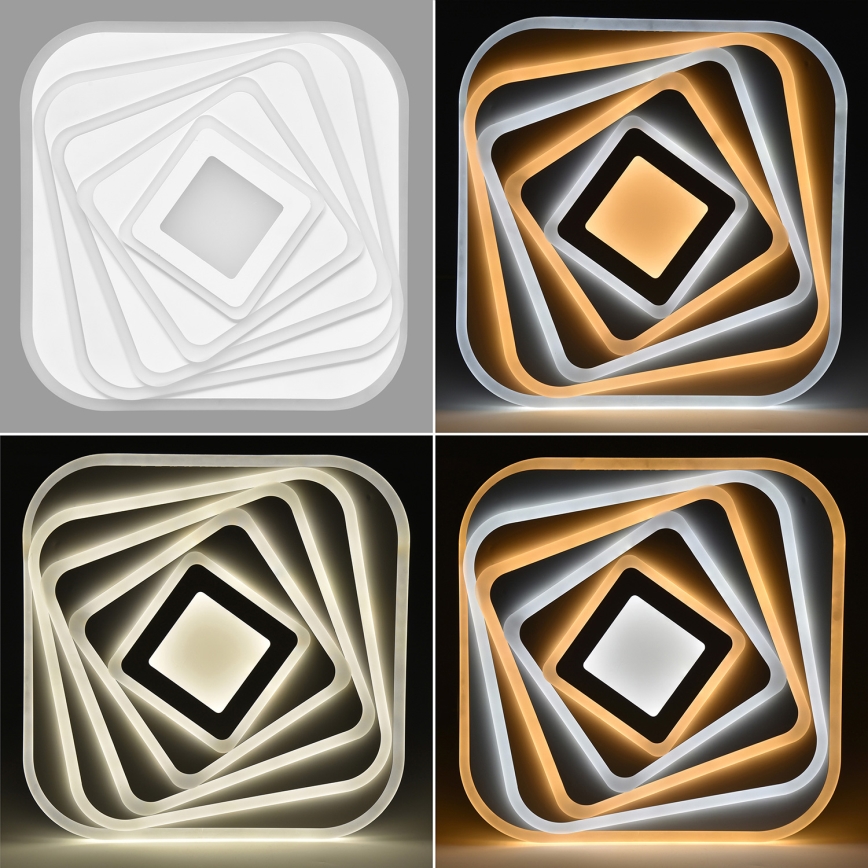 Brilagi - LED Dimmelhető mennyezeti lámpa MODERN LED/210W/230V 2700-6500K 55x55 cm + távirányítás