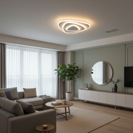 Brilagi - Dimmelhető MODERN LED mennyezeti lámpatest/58W/230V 3000-6000K 47x48,5 cm + távirányítóval