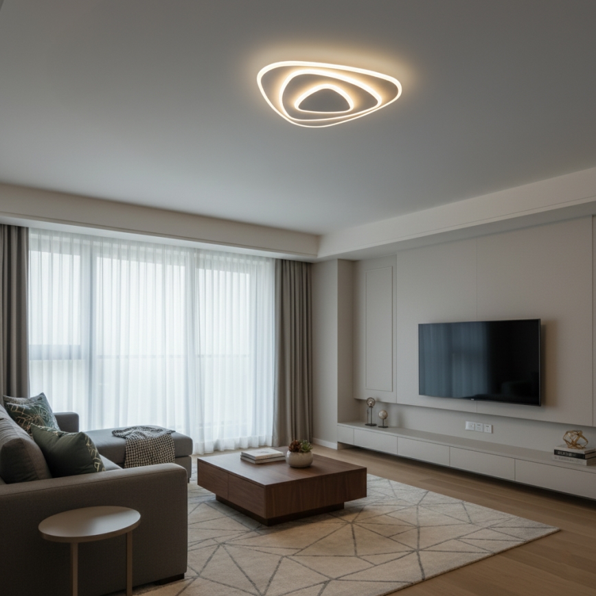 Brilagi - Dimmelhető MODERN LED mennyezeti lámpatest/58W/230V 3000-6000K 47x48,5 cm + távirányítóval