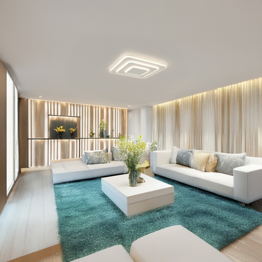 Brilagi - Fényerőszabályozható LED mennyezeti lámpatest MODERN LED/72W/230V 3000-6000K 46,6x46,6 cm + távirányító