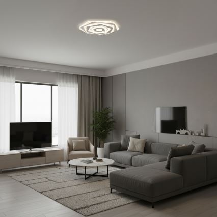 Brilagi - LED Dimmelhető mennyezeti lámpa MODERN LED/85W/230V 2700-6500K átm. 53 cm + távirányítás