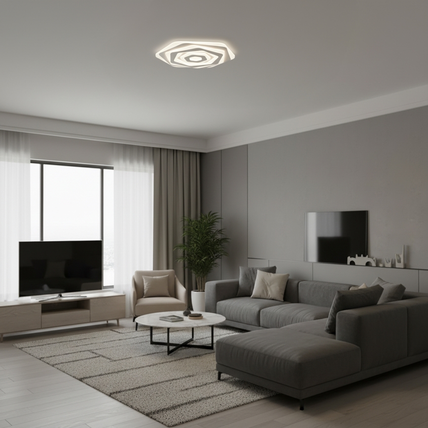 Brilagi - LED Dimmelhető mennyezeti lámpa MODERN LED/85W/230V 2700-6500K átm. 53 cm + távirányítás