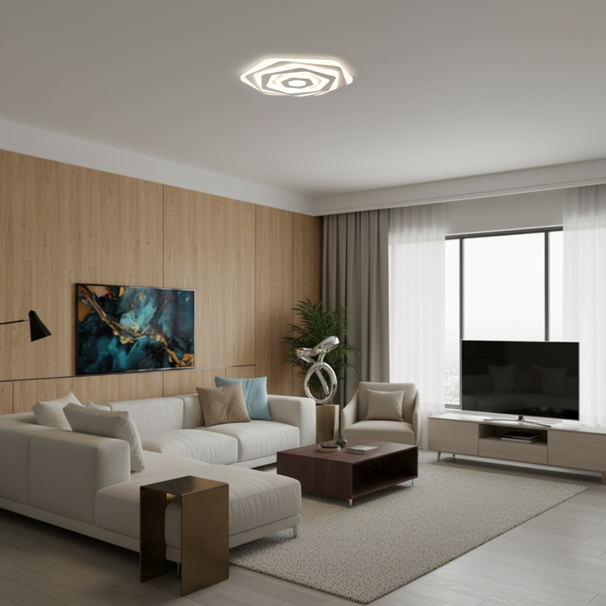 Brilagi - LED Dimmelhető mennyezeti lámpa MODERN LED/85W/230V 2700-6500K átm. 53 cm + távirányítás