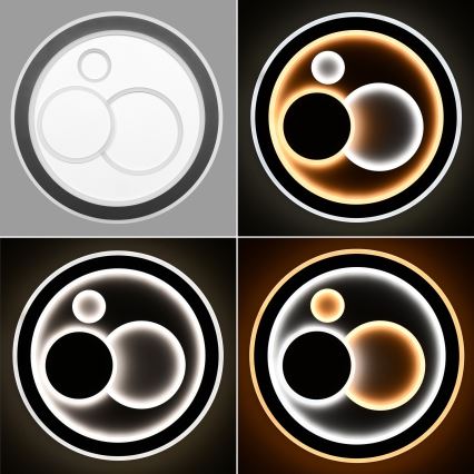 Brilagi - LED Dimmelhető mennyezeti lámpa MODERN LED/89W/230V 2700-6500K átm. 47 cm + távirányítás