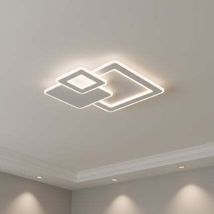 Brilagi - LED Dimmelhető mennyezeti lámpa MODERN LED/93W/230V 2700-6500K 48,5x48,5 cm + távirányítás