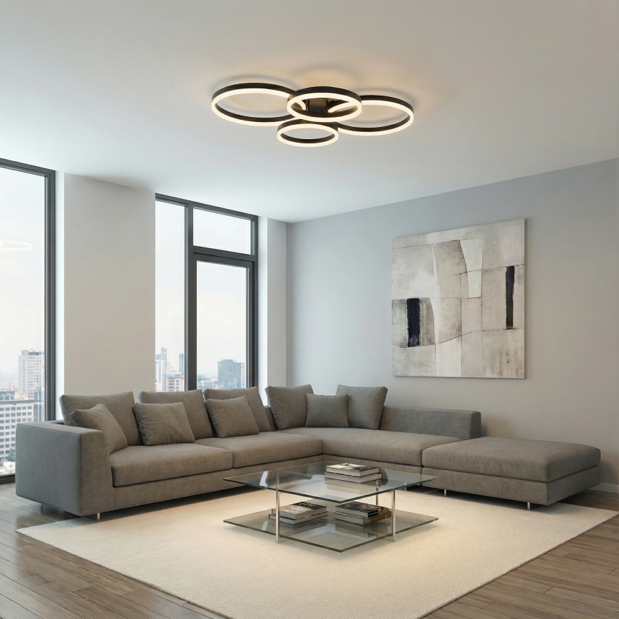 Brilagi - LED dimmelhető mennyezeti lámpa ORBITS LED/52W/230V 3000-6000K + távirányító