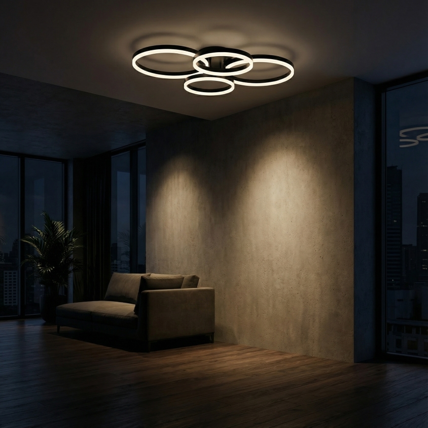 Brilagi - LED dimmelhető mennyezeti lámpa ORBITS LED/52W/230V 3000-6000K + távirányító