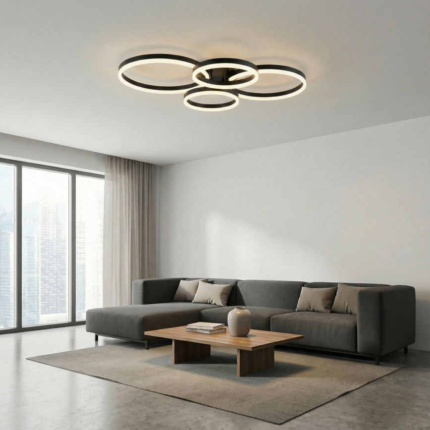 Brilagi - LED dimmelhető mennyezeti lámpa ORBITS LED/52W/230V 3000-6000K + távirányító