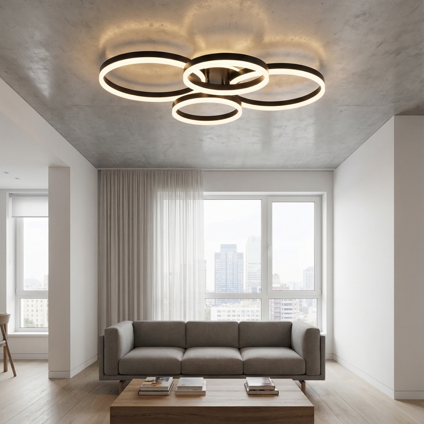 Brilagi - LED dimmelhető mennyezeti lámpa ORBITS LED/52W/230V 3000-6000K + távirányító