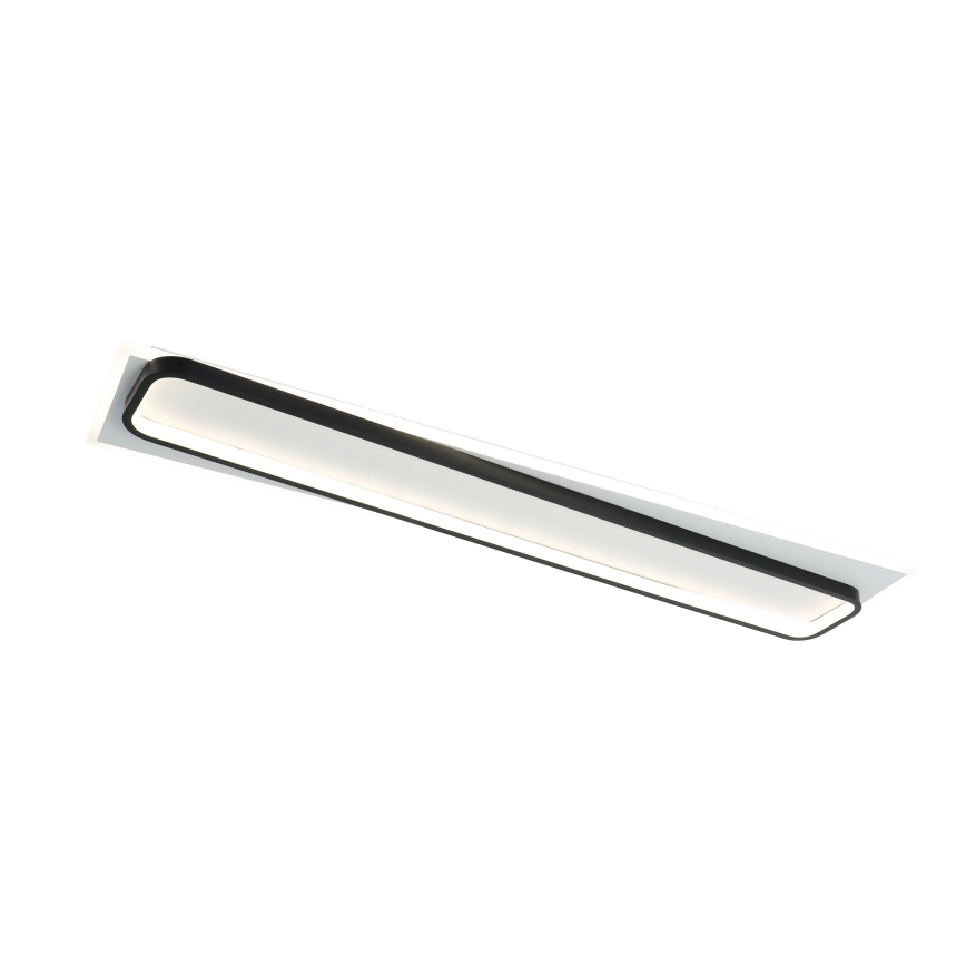 Brilagi - LED Dimmelhető mennyezeti lámpatest OUTLINE LED/90W/230V 3000-6000K 18x100 cm fehér/fekete + távirányító