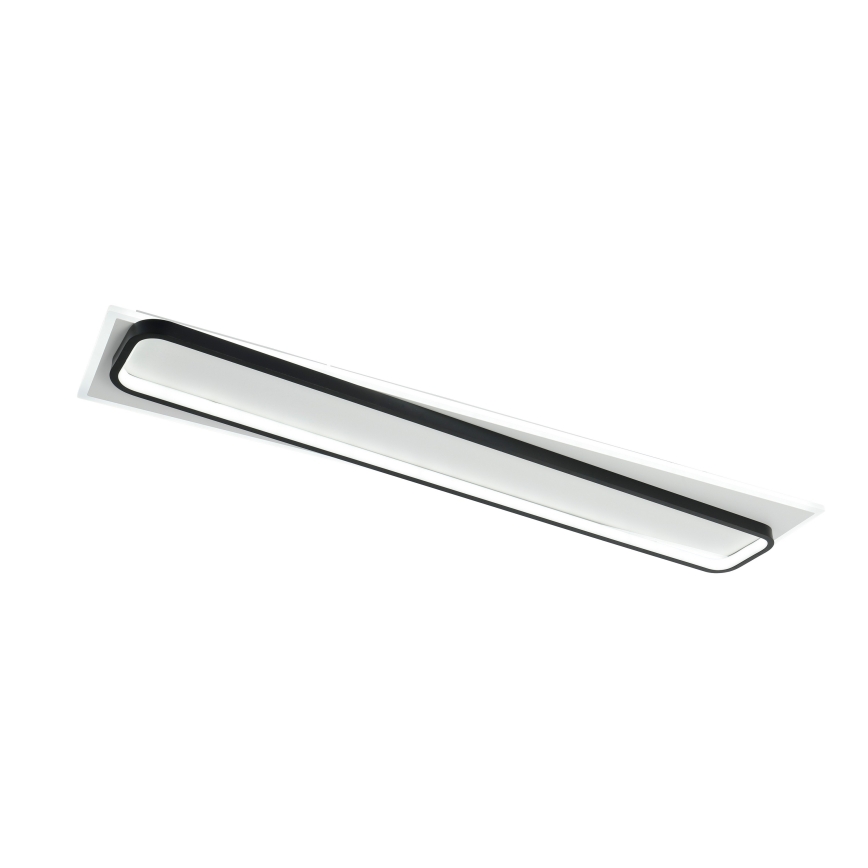 Brilagi - LED Dimmelhető mennyezeti lámpatest OUTLINE LED/90W/230V 3000-6000K 18x100 cm fehér/fekete + távirányító
