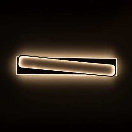Brilagi - LED Dimmelhető mennyezeti lámpatest OUTLINE LED/90W/230V 3000-6000K 18x100 cm fehér/fekete + távirányító