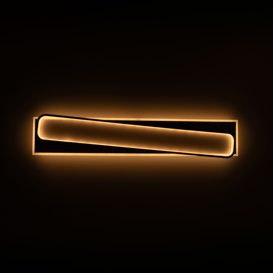 Brilagi - LED Dimmelhető mennyezeti lámpatest OUTLINE LED/90W/230V 3000-6000K 18x100 cm fehér/fekete + távirányító