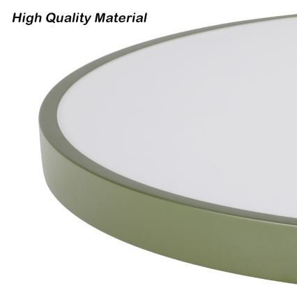 Brilagi - LED dimmelhető mennyezeti lámpa POOL LED/36W/230V 3000-6000K átm. 30 cm zöld + távirányító