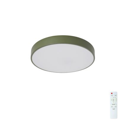 Brilagi - LED dimmelhető mennyezeti lámpa POOL LED/36W/230V 3000-6000K átm. 30 cm zöld + távirányító