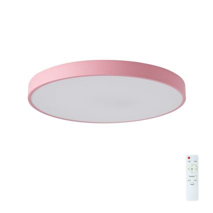 Brilagi - dimmelhető LED mennyezeti lámpa POOL LED/60W/230V 3000-6000K átm. 60 cm rózsaszín + távirányító