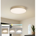 Brilagi - LED dimmelhető mennyezeti lámpa POOL LED/60W/230V 3000-6000K átm. 50 cm arany + távirányító