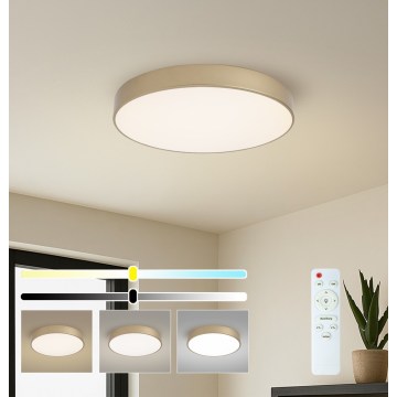 Brilagi - LED dimmelhető mennyezeti lámpa POOL LED/60W/230V 3000-6000K átm. 50 cm arany + távirányító